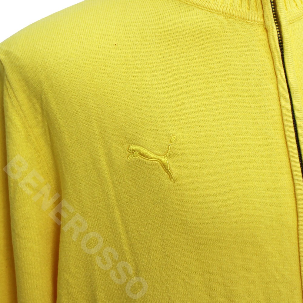 メモラビリア フェラーリ ドライバー エンジニア 共通支給 トラベルニット フルジップ ジャケット 新品 Lサイズ イエロー【返品・交換対象外】