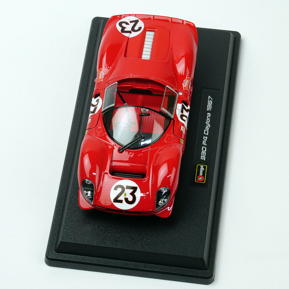 Bburago 1/24スケール フェラーリ 330 P4 デイトナ 1967 #23 レッド 18