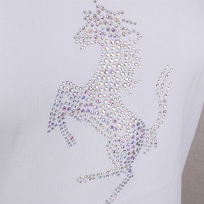 フェラーリ レディース ビッグ プランシングホース Tee ホワイト