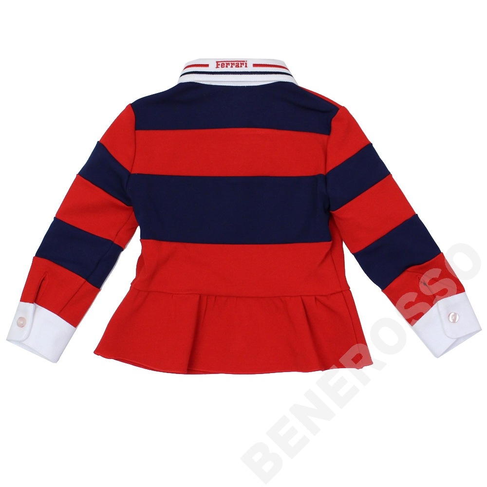 フェラーリ ベビー ワンピース 12ケ月 レッド/ネイビー 