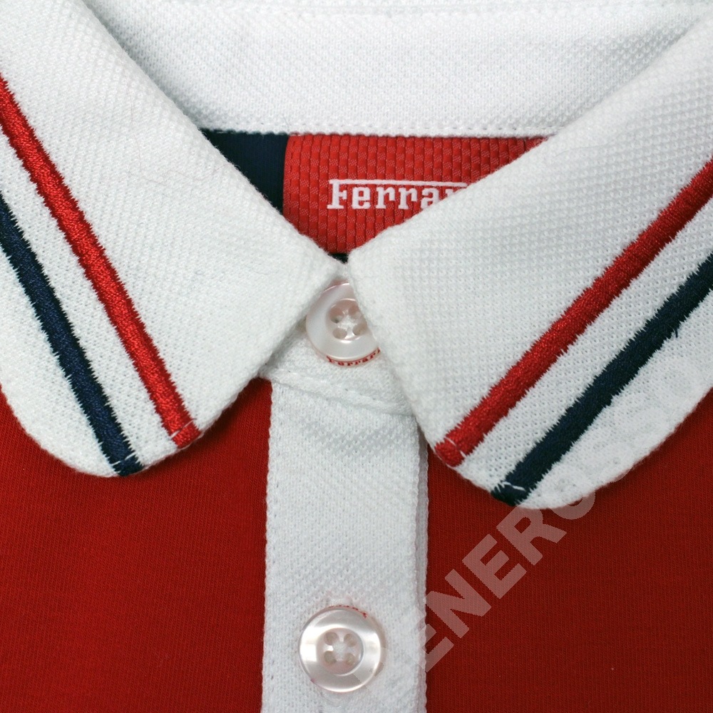 フェラーリ ベビー ワンピース 12ケ月 レッド/ネイビー 