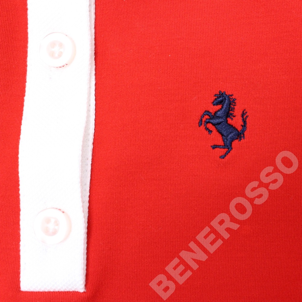 フェラーリ ベビー ワンピース 12ケ月 レッド/ネイビー 