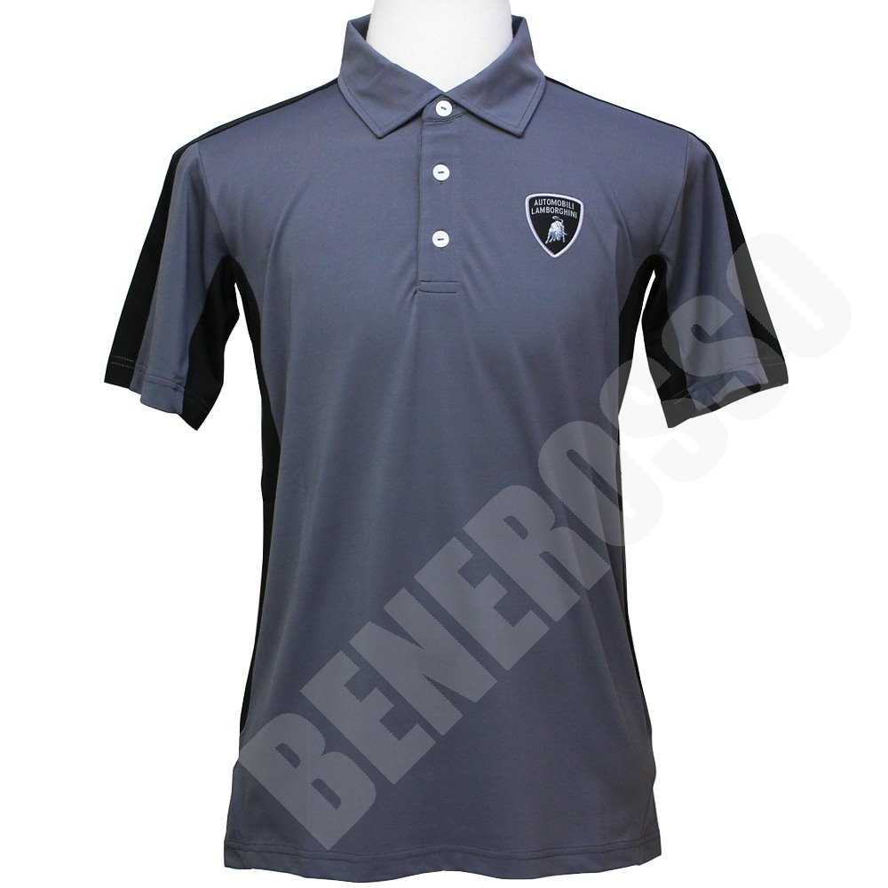 ランボルギーニ メンズ トレーニング ポロ ブラック 9011549CCB067 