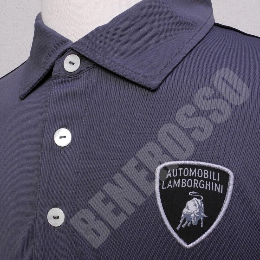 ランボルギーニ メンズ トレーニング ポロ ブラック 9011549CCB067 