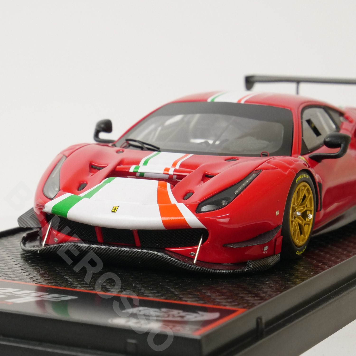 BBR MODELS 1/43スケール フェラーリ 488 GT モディフィカータ ロッソコルサ BBRC255B