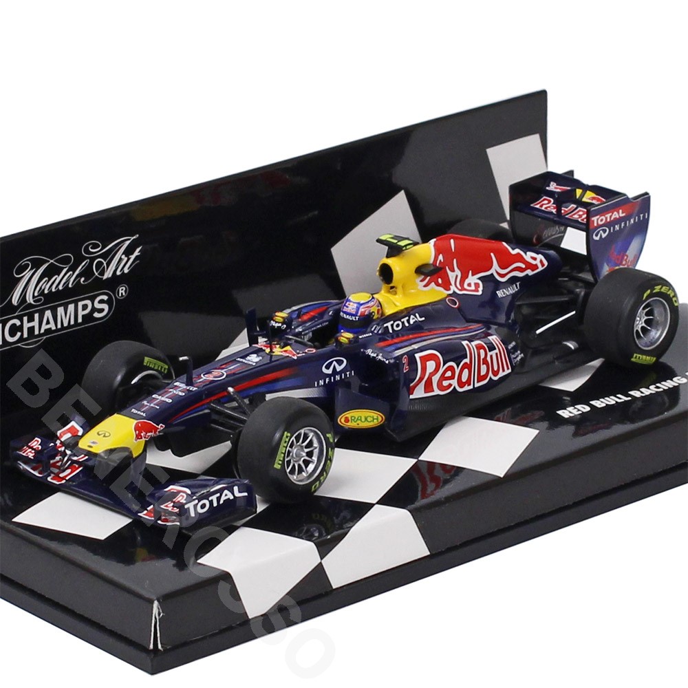 MINICHAMPS 1/43スケール レッドブル レーシング ルノー RB7 2011 M.ウェバー 410110002