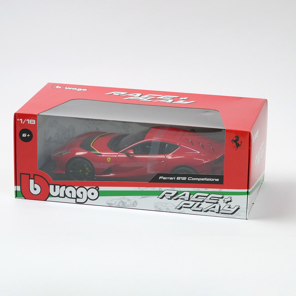 Bburago 1/18スケール フェラーリ 812 コンペティツィオーネ レッド 18-16019R