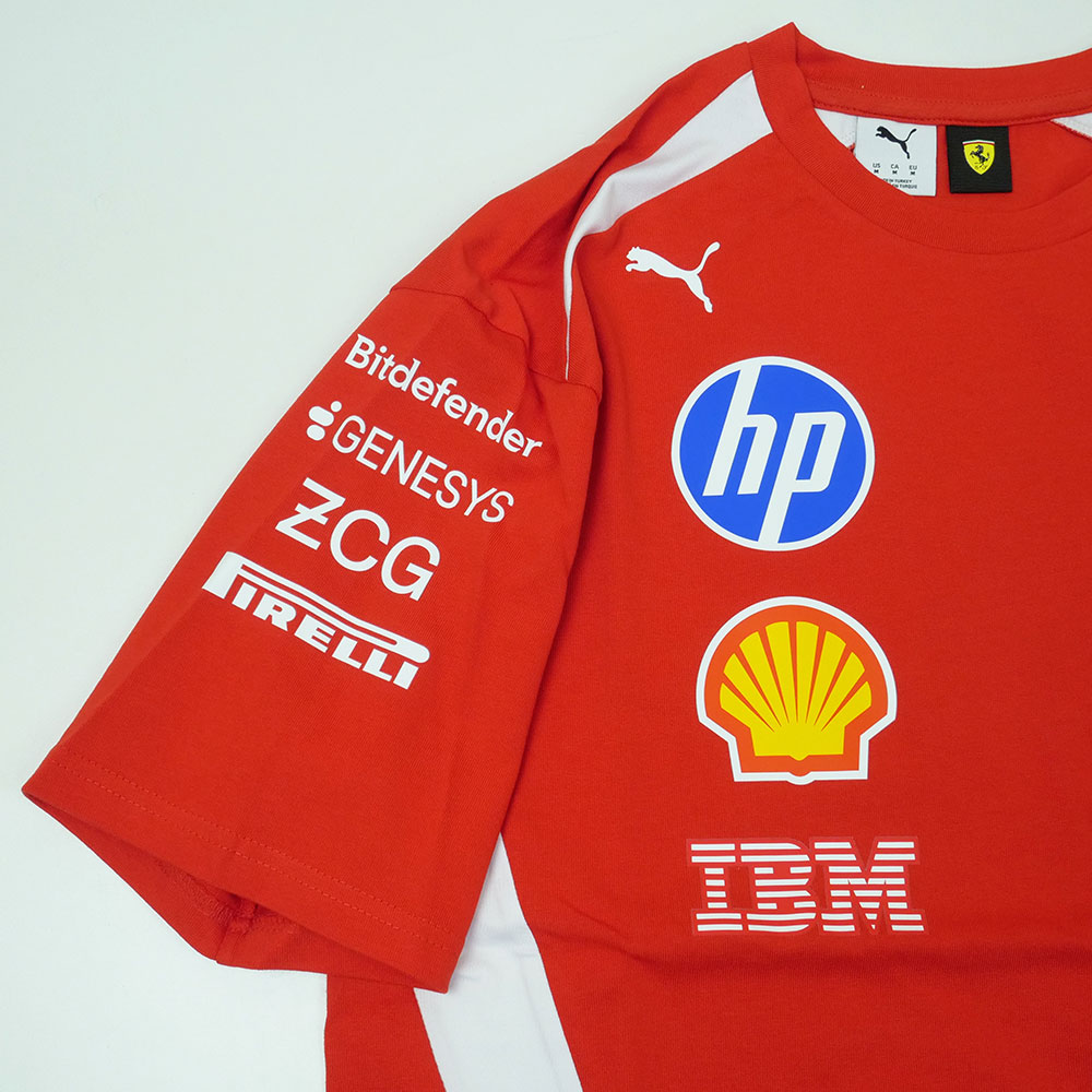 スクーデリア フェラーリ HP チーム C.ルクレール オーセンティック ドライバー Tシャツ 2026 レッド 713827-16
