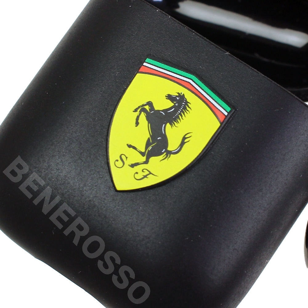 フェラーリ AirPods シリコンケース ブラック FESACCSILSHBK 