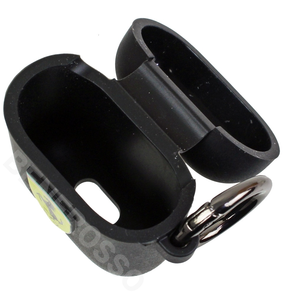 フェラーリ AirPods シリコンケース ブラック FESACCSILSHBK 