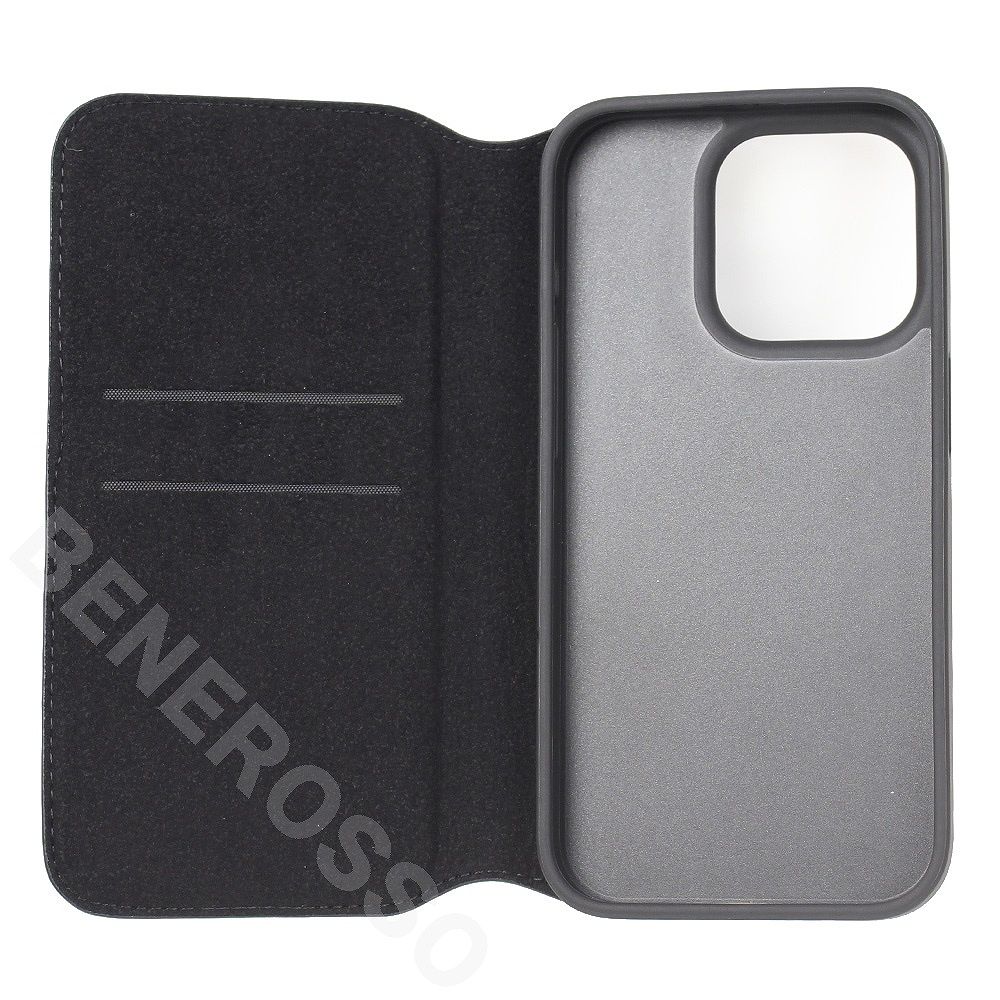 ランボルギーニ iPhone 15Pro レザー＆アルカンターラ ブックタイプ