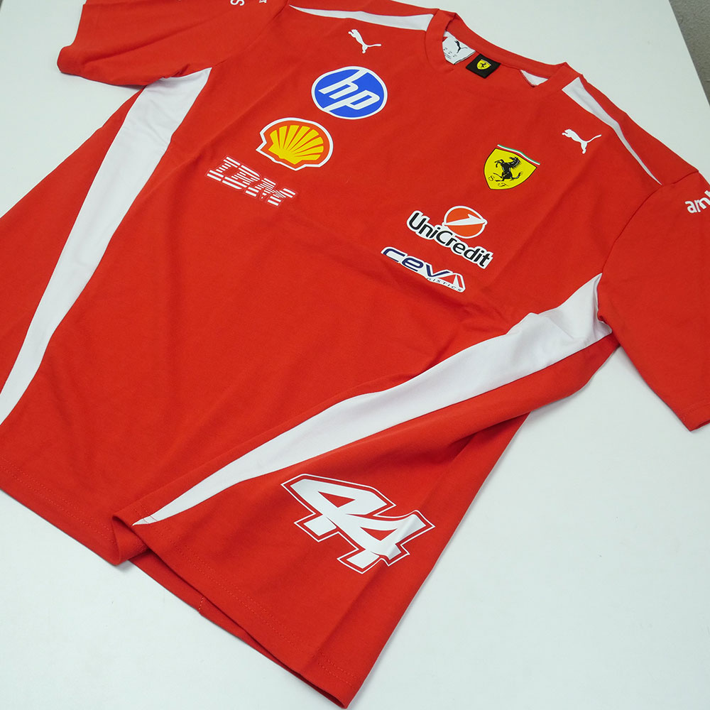 スクーデリア フェラーリ HP チーム L.ハミルトン オーセンティック ドライバー Tシャツ 2026 レッド 713827-44