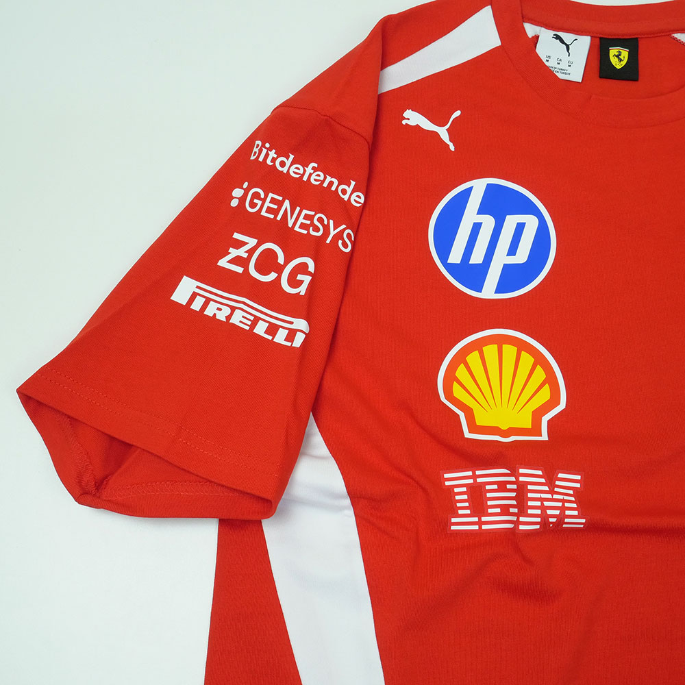 スクーデリア フェラーリ HP チーム L.ハミルトン オーセンティック ドライバー Tシャツ 2026 レッド 713827-44