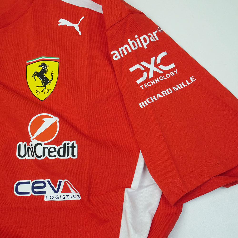 スクーデリア フェラーリ HP チーム L.ハミルトン オーセンティック ドライバー Tシャツ 2026 レッド 713827-44