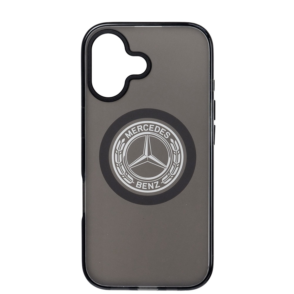 メルセデスベンツ iPhone 17 IML バックカバー ビンテージロゴ ブラック マグセーフ対応 MEHMP17S25HTVILK