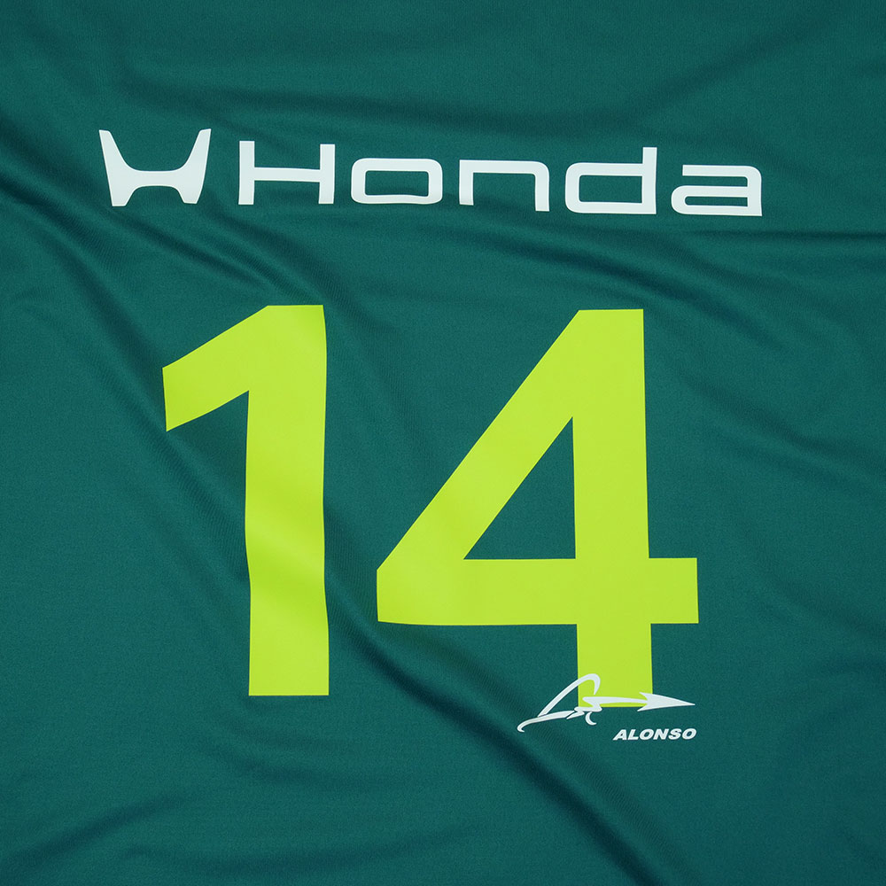 アストンマーティン アラムコ F1 チーム F.アロンソ ドライバーTシャツ 2026 グリーン 713890-01