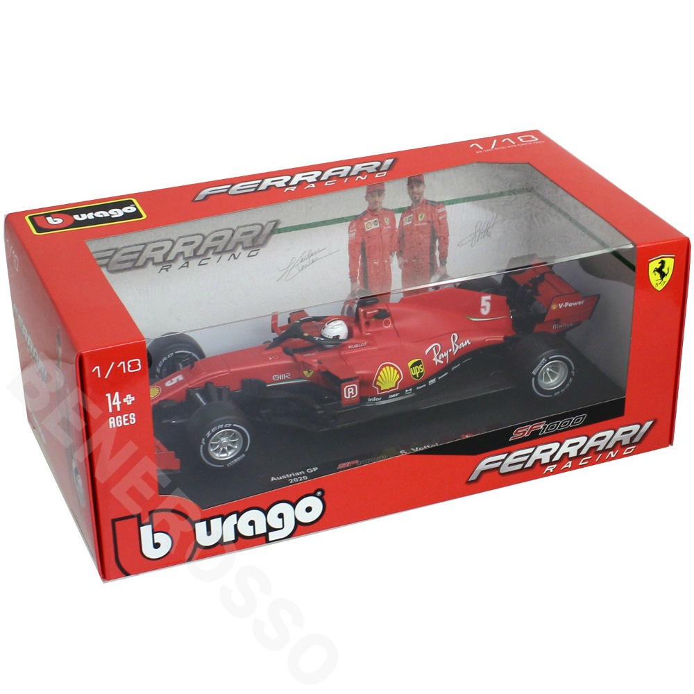 Bburago 1/18スケール フェラーリ SF1000 S.ベッテル 2020