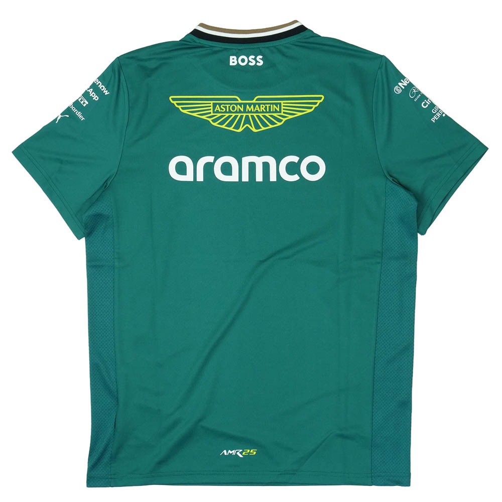 PUMA アストンマーティン アラムコ F1 チーム レプリカ チーム Tシャツ 2025 グリーン 713694-01