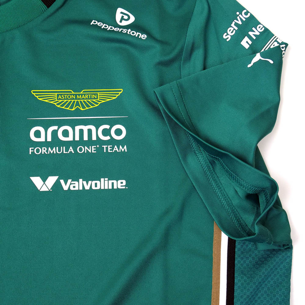 PUMA アストンマーティン アラムコ F1 チーム レプリカ チーム Tシャツ 2025 グリーン 713694-01