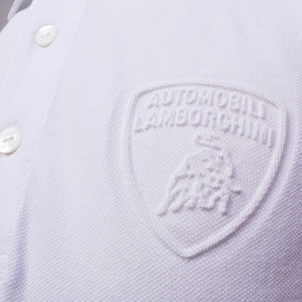 ランボルギーニ メンズ ファーストクラス ドライビング ポロ ホワイト 9011551CCW017 