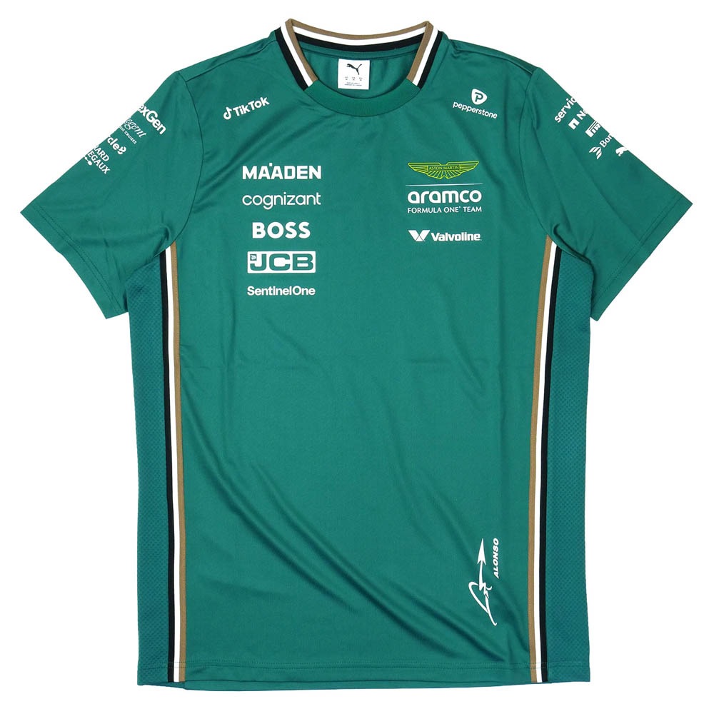 PUMA アストンマーティン アラムコ F1 チーム レプリカ F.アロンソ T