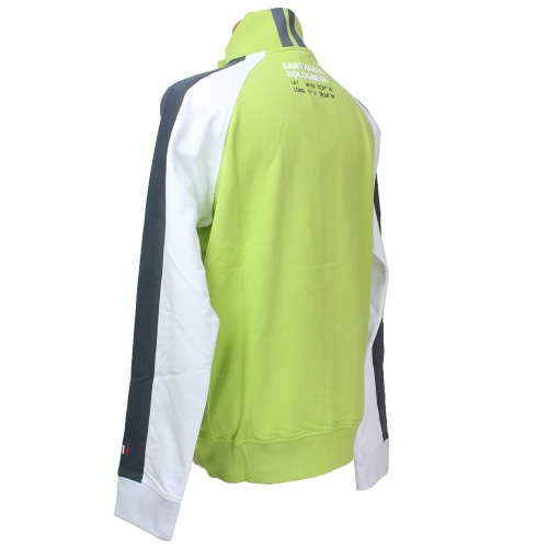 ランボルギーニ メンズ ジップアップ ワールドレース スウェット ジャケット ライムグリーン 9010111CCG087