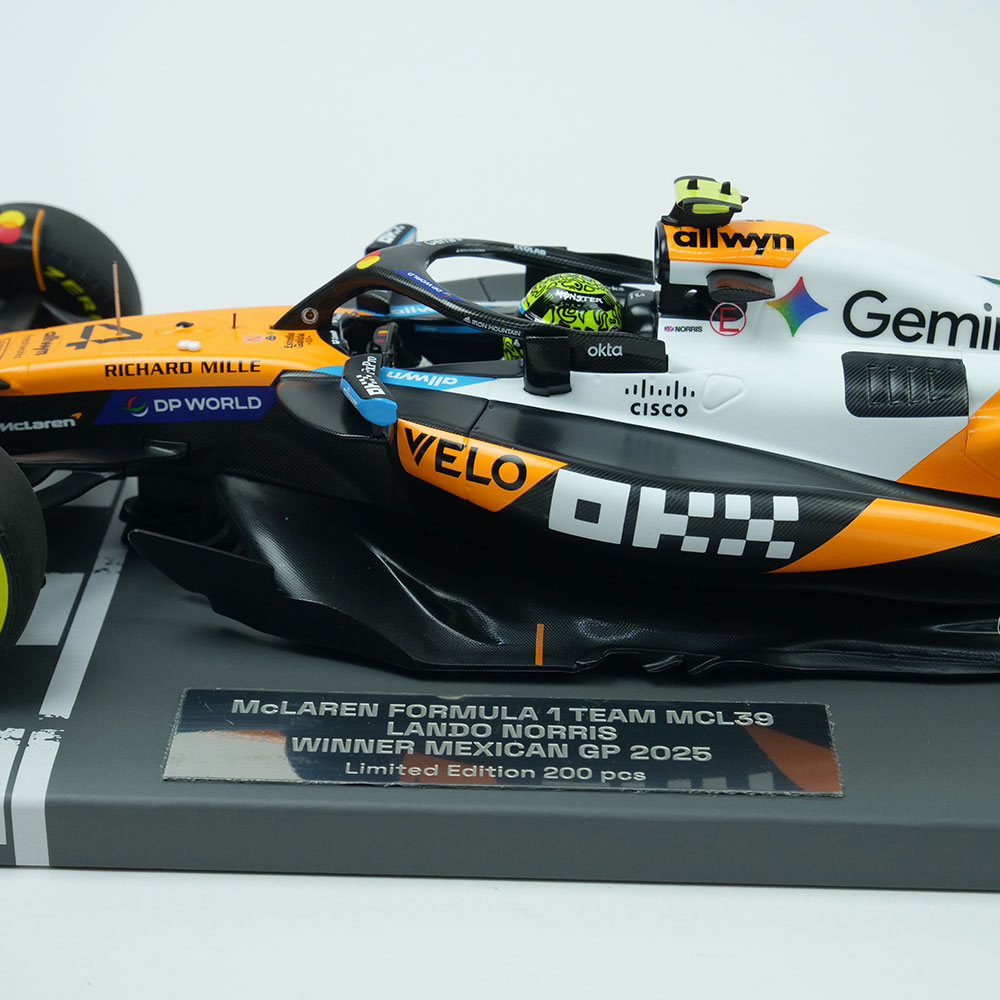 MINICHAMPS 1/18スケール マクラーレン F1 Team MCL39 L.ノリス メキシコGP 2025 Winner 537253704