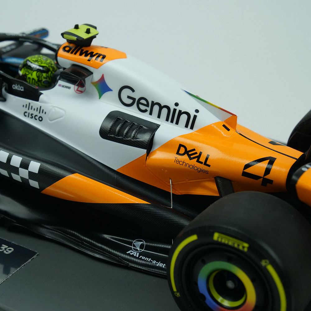 MINICHAMPS 1/18スケール マクラーレン F1 Team MCL39 L.ノリス メキシコGP 2025 Winner 537253704