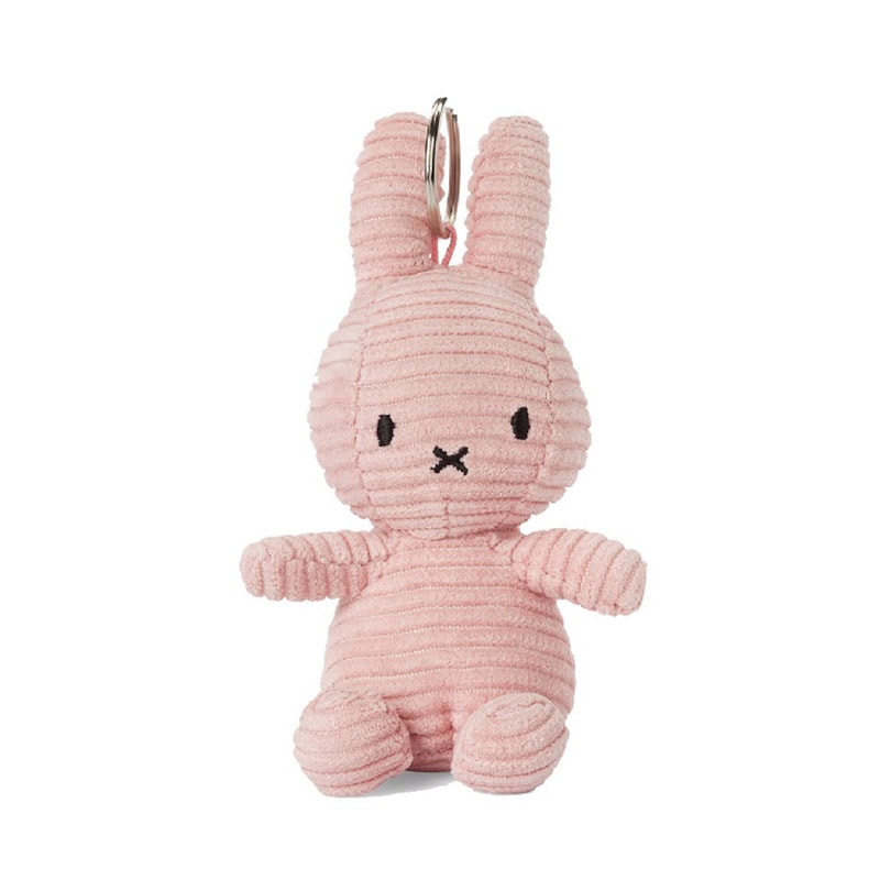 BTT Miffy Corduroy Keychain Light Pink