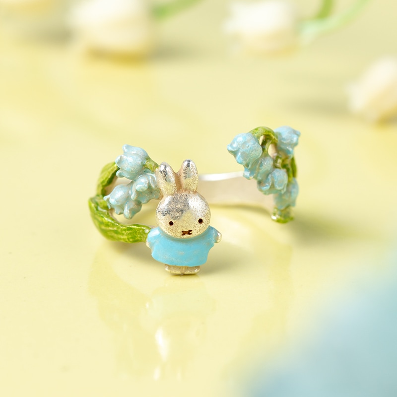 Flower Miffy パルナートポックコラボ フラワーリング スズラン（ボックス入り）