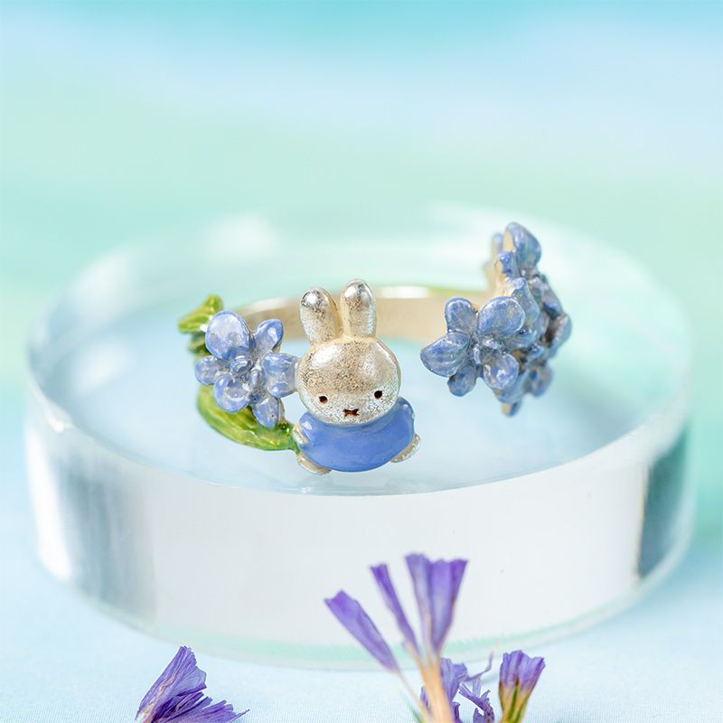 Flower Miffy パルナートポックコラボ フラワーリング デンファレ（ボックス入り）
