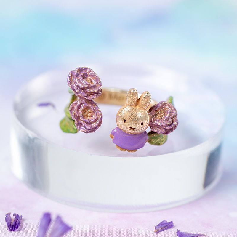 Flower Miffy パルナートポックコラボ フラワーリング トルコキキョウ（ボックス入り）