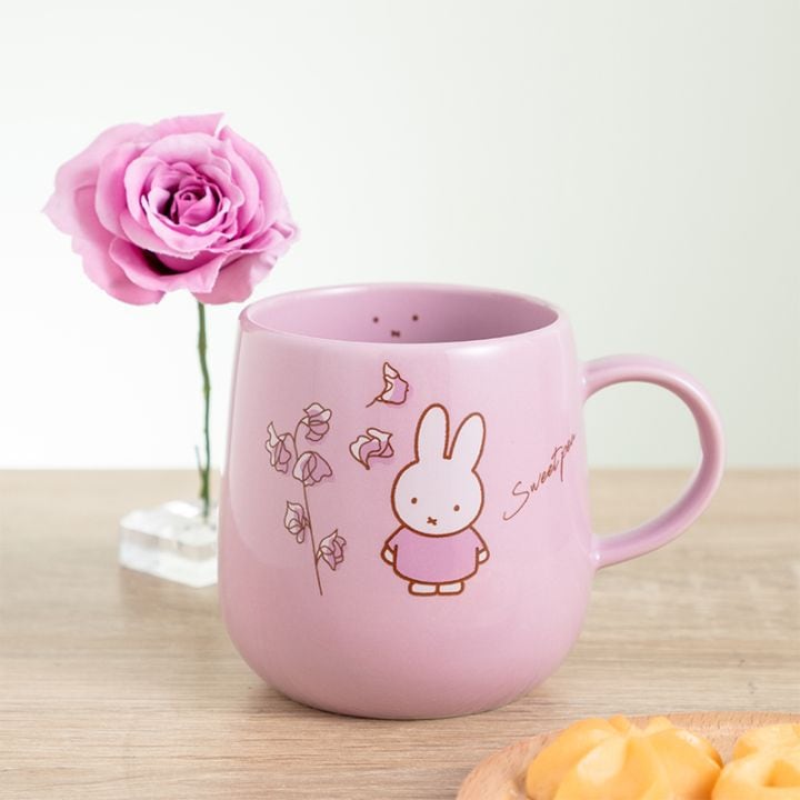 Flower Miffy バースデーフラワーマグカップ スイートピー アートフラワーセット