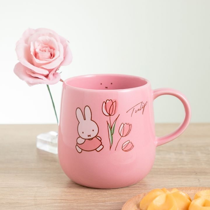 Flower Miffy バースデーフラワーマグカップ チューリップ アートフラワーセット