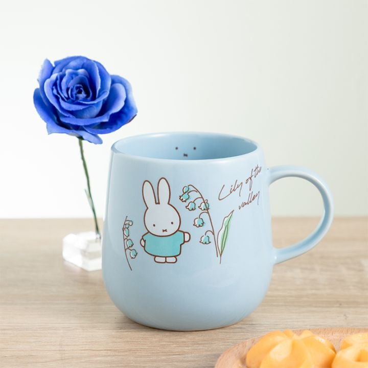 Flower Miffy バースデーフラワーマグカップ オリエンタルリリー