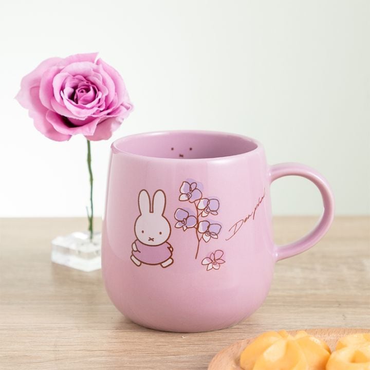Flower Miffy バースデーフラワーマグカップ デンファレ アートフラワーセット