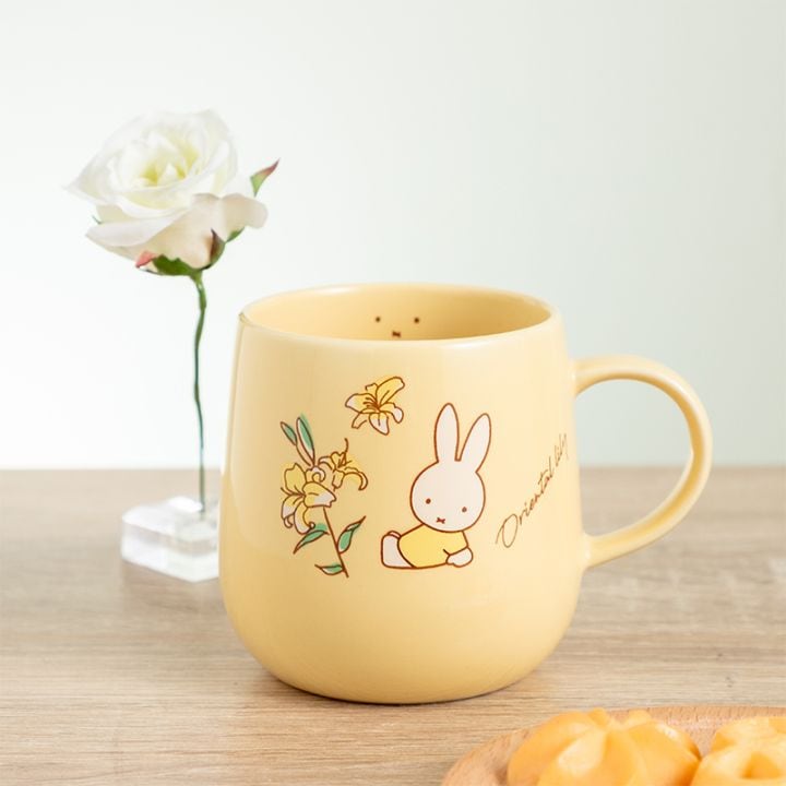 Flower Miffy バースデーフラワーマグカップ オリエンタルリリー アートフラワーセット