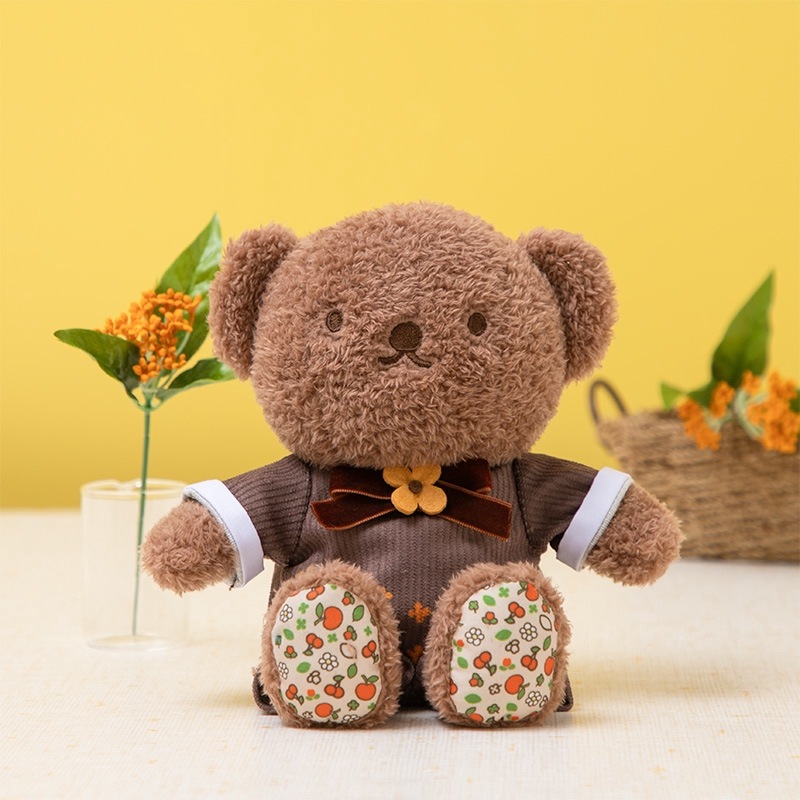 フラワーミッフィー ほわほわぬいぐるみ ミッフィー ボリス 着せ替えお洋服