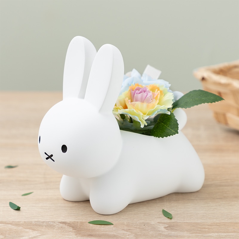Flower Miffy うさぎカバー アートフラワーアレンジ パステル