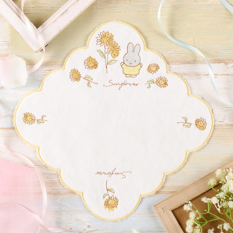 Flower Miffy バースデーフラワーミニタオル ひまわり アートフラワーセット