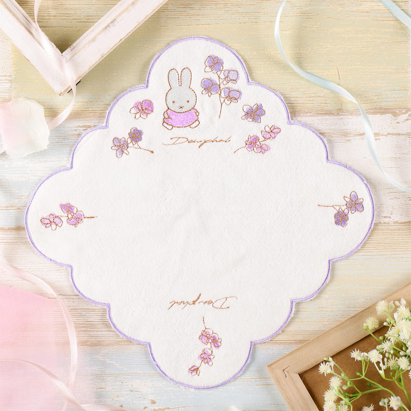 Flower Miffy バースデーフラワーミニタオル デンファレ アートフラワーセット