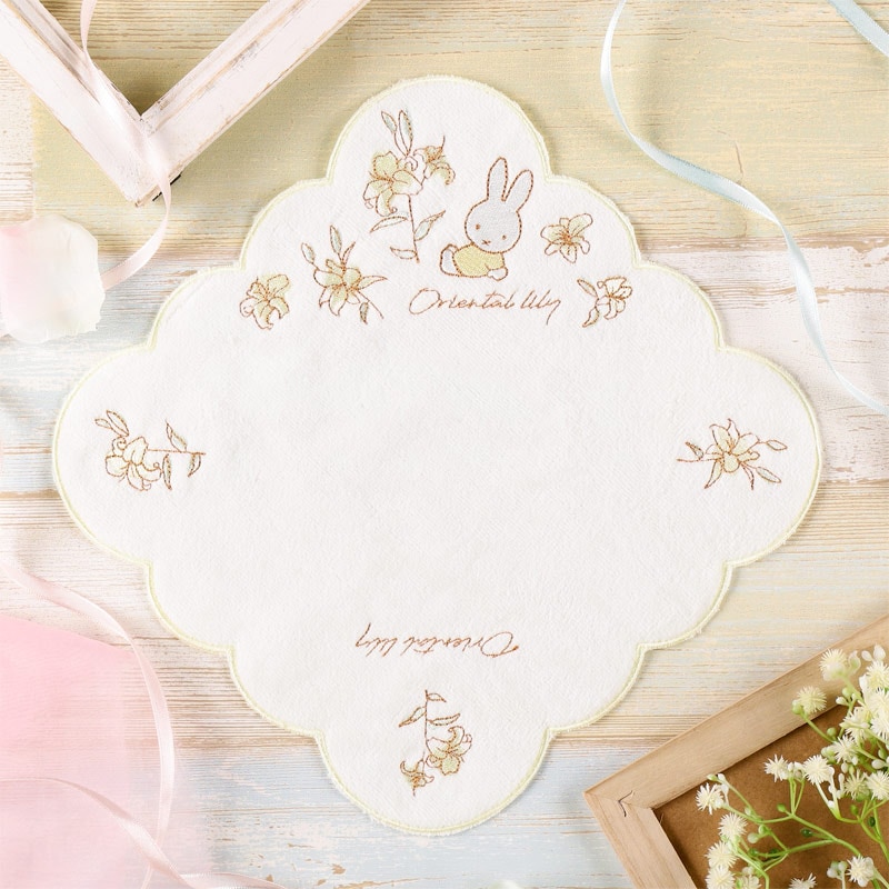 Flower Miffy バースデーフラワーミニタオル オリエンタルリリー アートフラワーセット