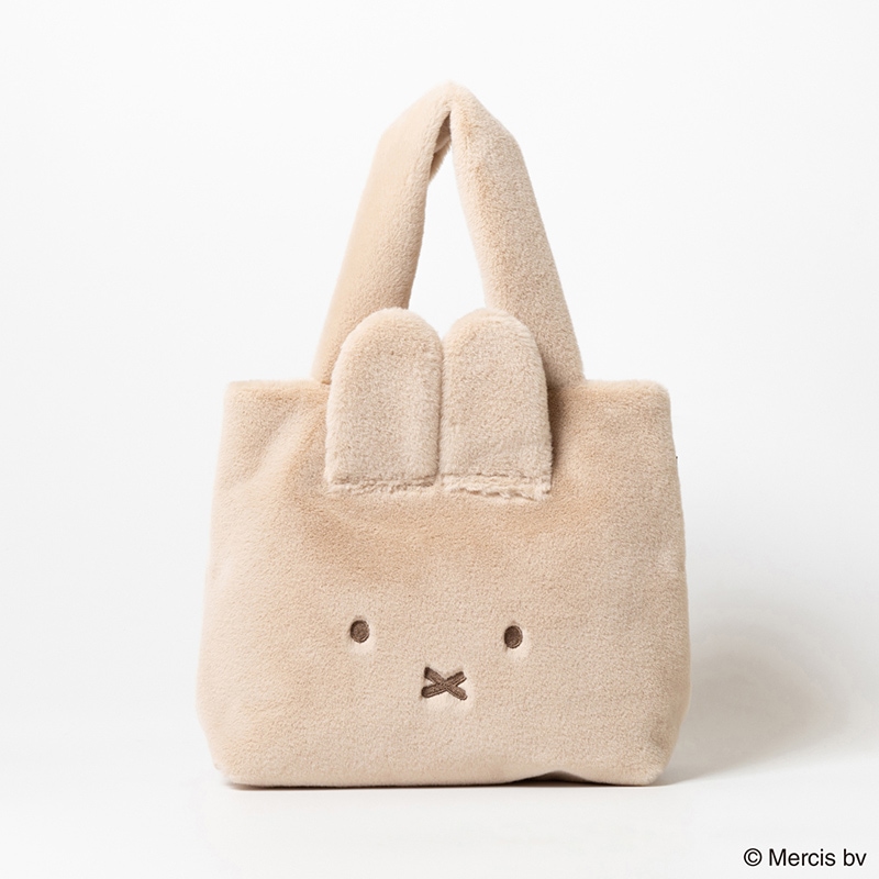 BRUNA FACE FUR トートバッグ ベージュ