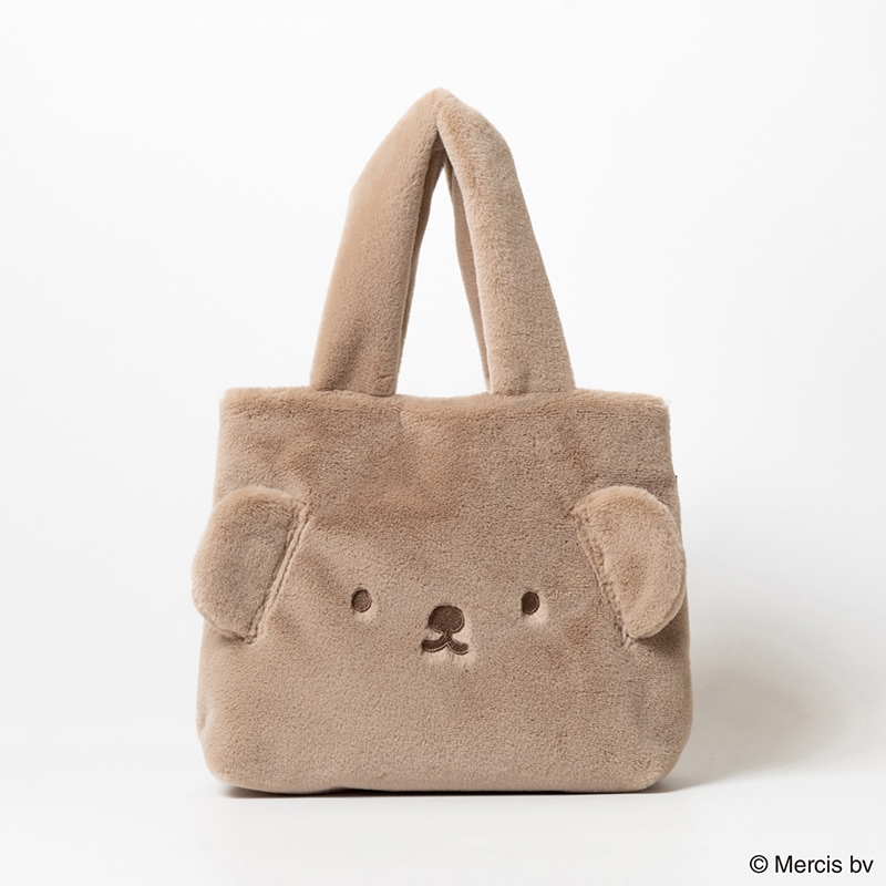 BRUNA FACE FUR トートバッグ ブラウン