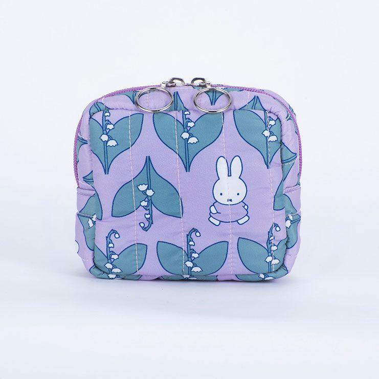 みときち　ネモフィラとうさぎ　シーグラス／天然石／花／ブルー 青いネモフィラ×ミッフィー”の手作りピアス＆リングなど