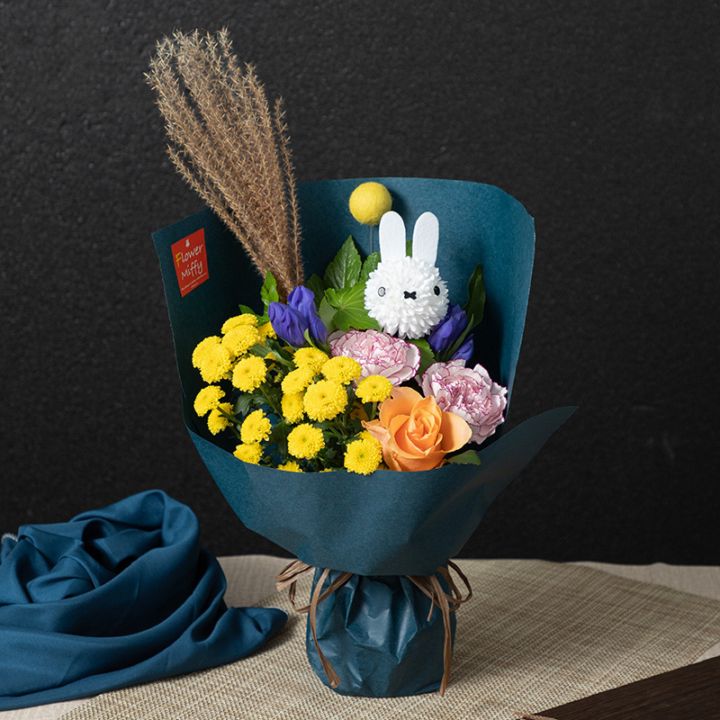 フラワーミッフィー ミニタオル 18枚セット 人気絵本ミッフィーのお花屋さん「フラワーミッフィー」にて