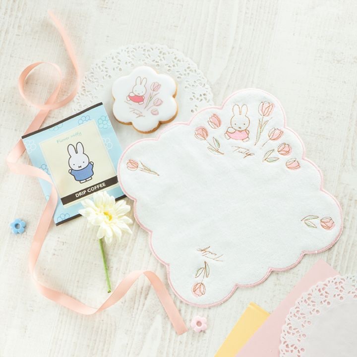 Flower Miffy バースデーフラワーアイシングクッキーセット チューリップ