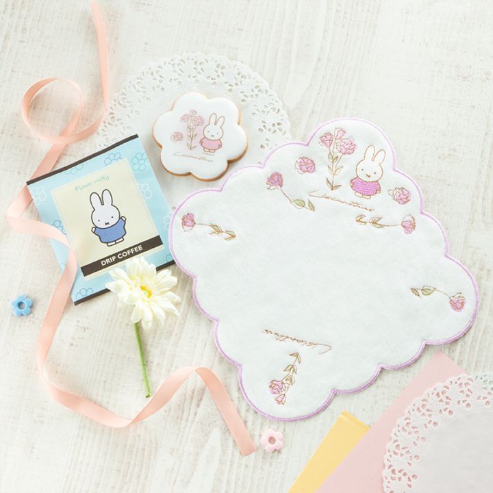 Flower Miffy バースデーフラワーアイシングクッキーセット トルコキキョウ