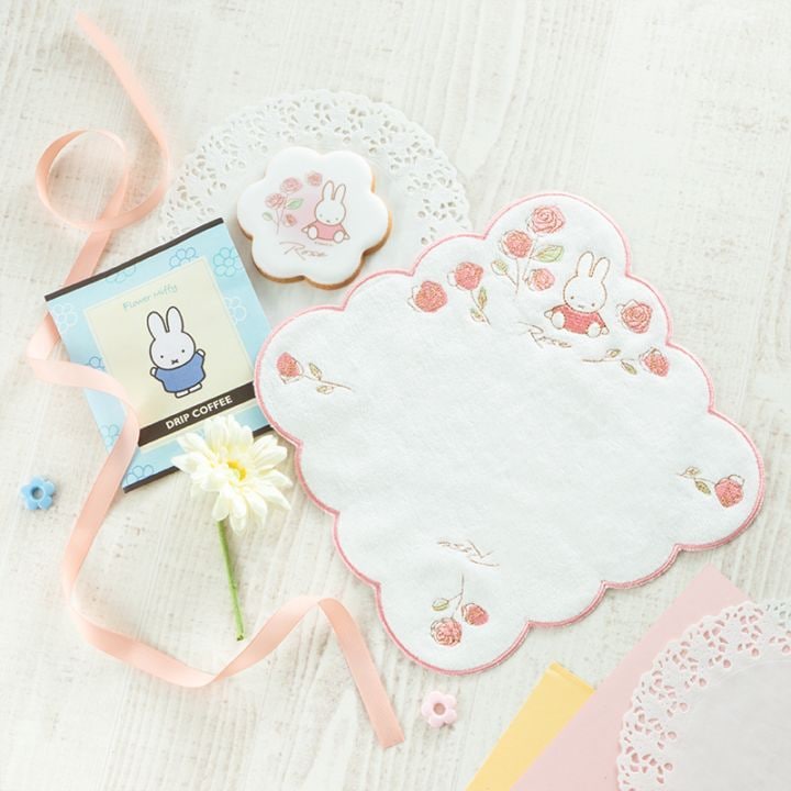 Flower Miffy バースデーフラワーアイシングクッキーセット バラ