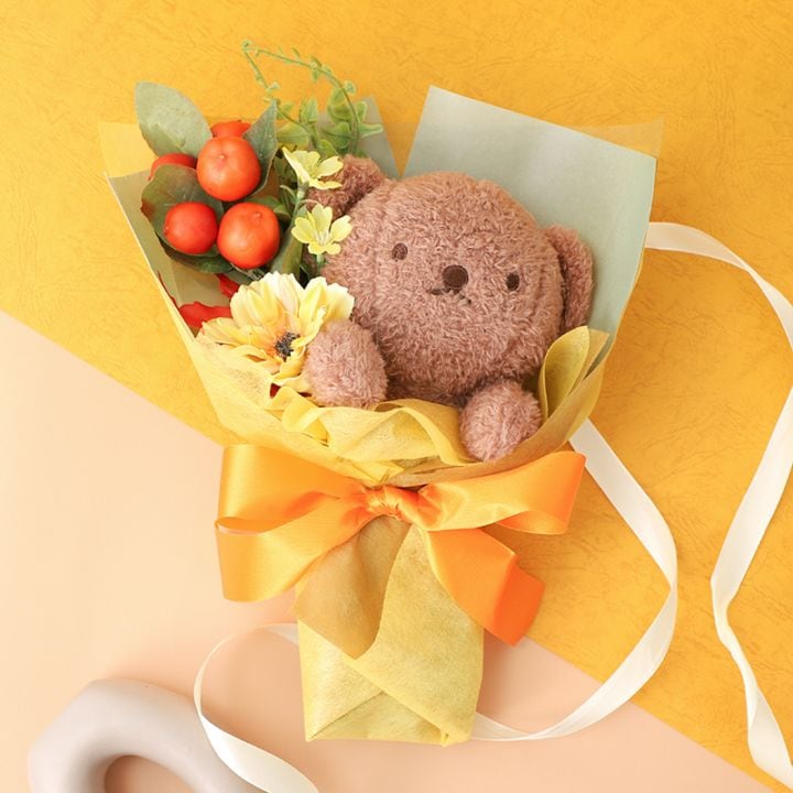 Flower Miffy ほわほわマスコット ネモフィラブルー アート